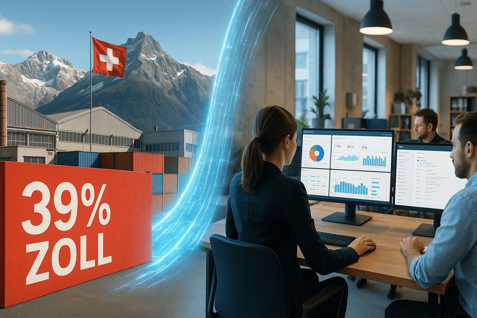 39% Zoll-Schock: Wie Schweizer KMU jetzt digital überleben (während andere untergehen)